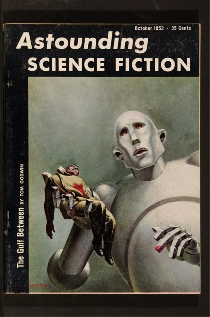 Astounding Science Fiction v52 #2 Octobre 1953, Frank Kelly Freas | © Maison d'Ailleurs / Agence Martienne