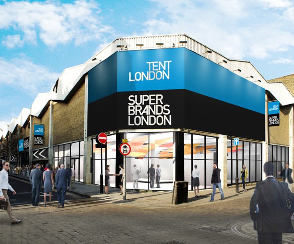 New Entrance for Tent London & Super Brands | London Design Festival 2012