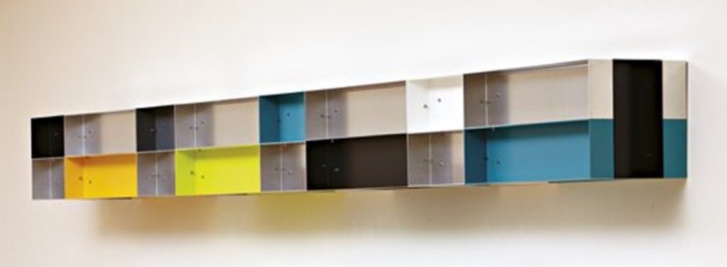 [A series of shelves designed by Donald Judd for a Swiss furniture company in the 1990s]