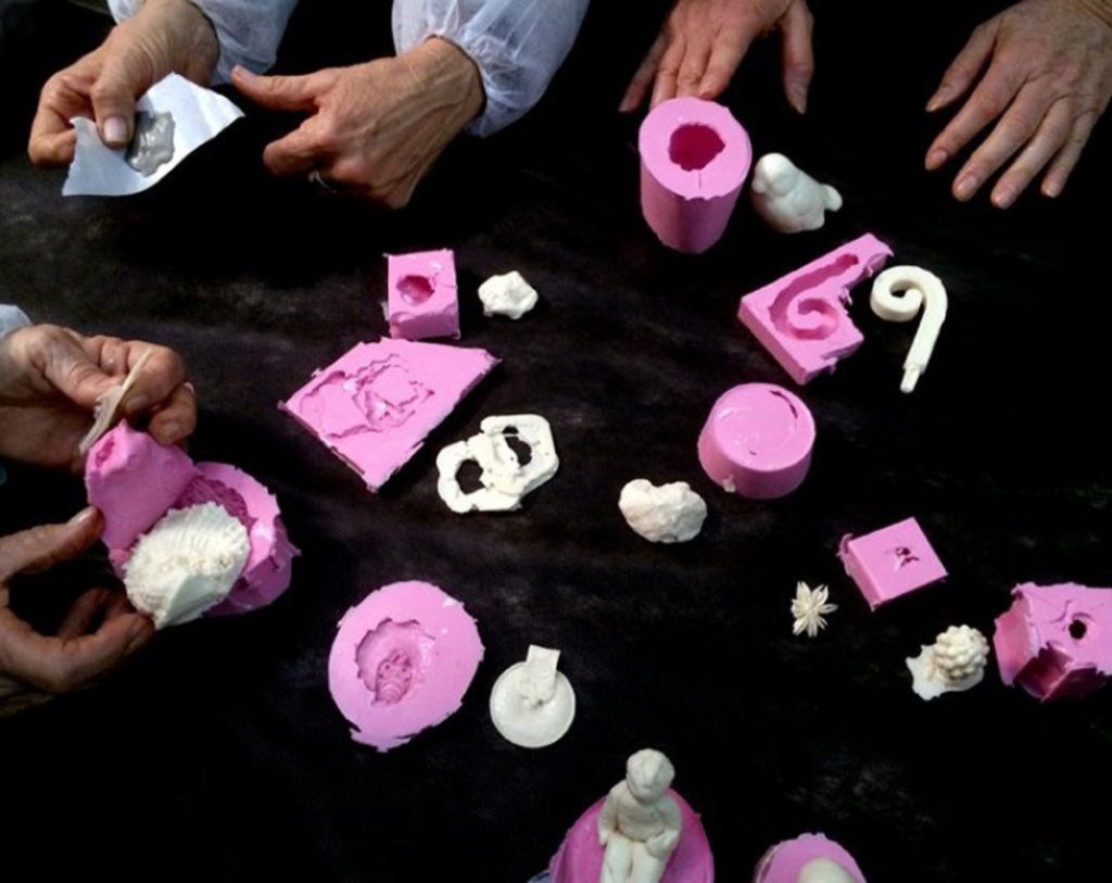 Silicone castings molds, from the course "Molds or not to be", the materials library